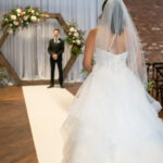 Monroe GA wedding photographer documents bride’s first look at The Factory