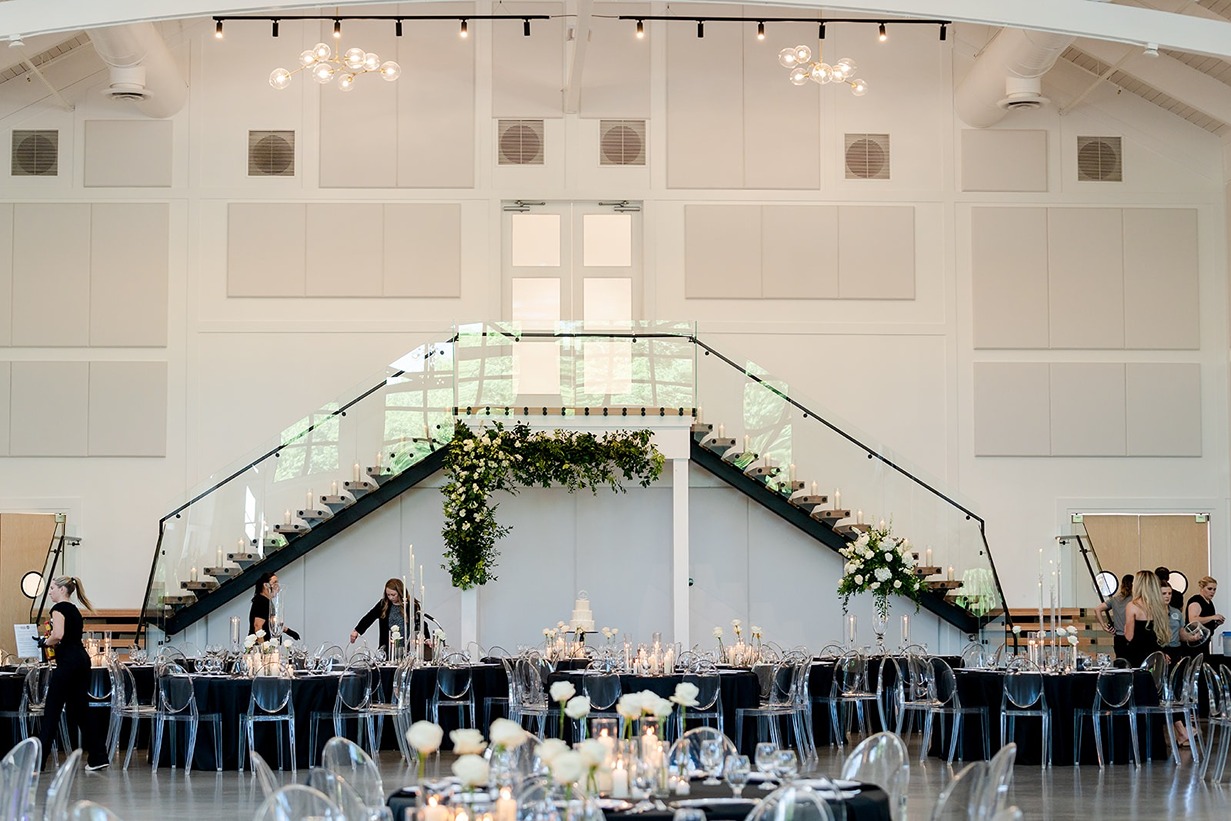 the indoor hall of the revere