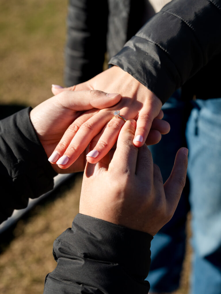 Putting the Ring On During a Piedmont Park Proposal