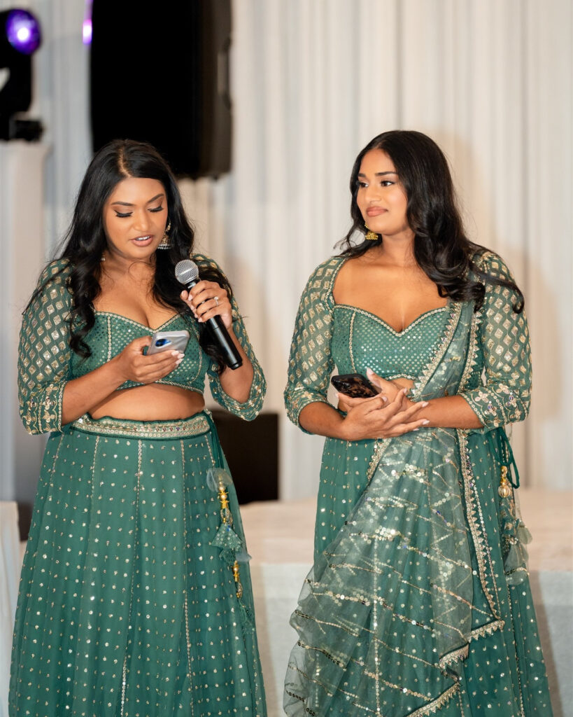 Reception moments photographed by the best Indian wedding photographer in Atlanta, Georgia. 