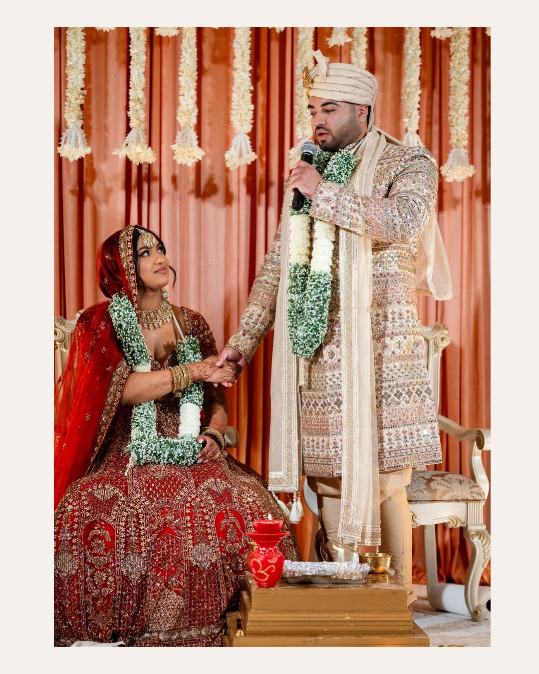 An elegant Indian wedding photographed by top Indian wedding photographer in Atlanta, Georgia