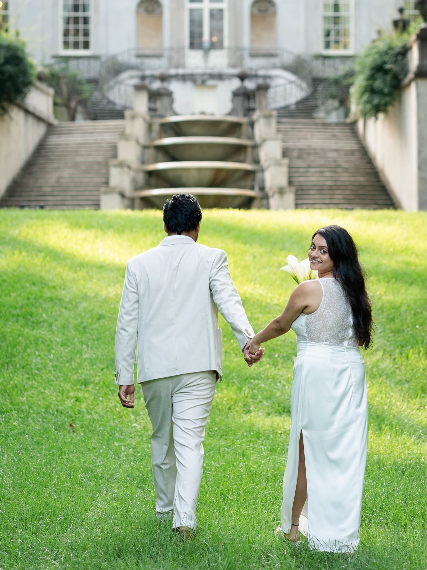 Romantic Georgia engagement photos captured in natural light