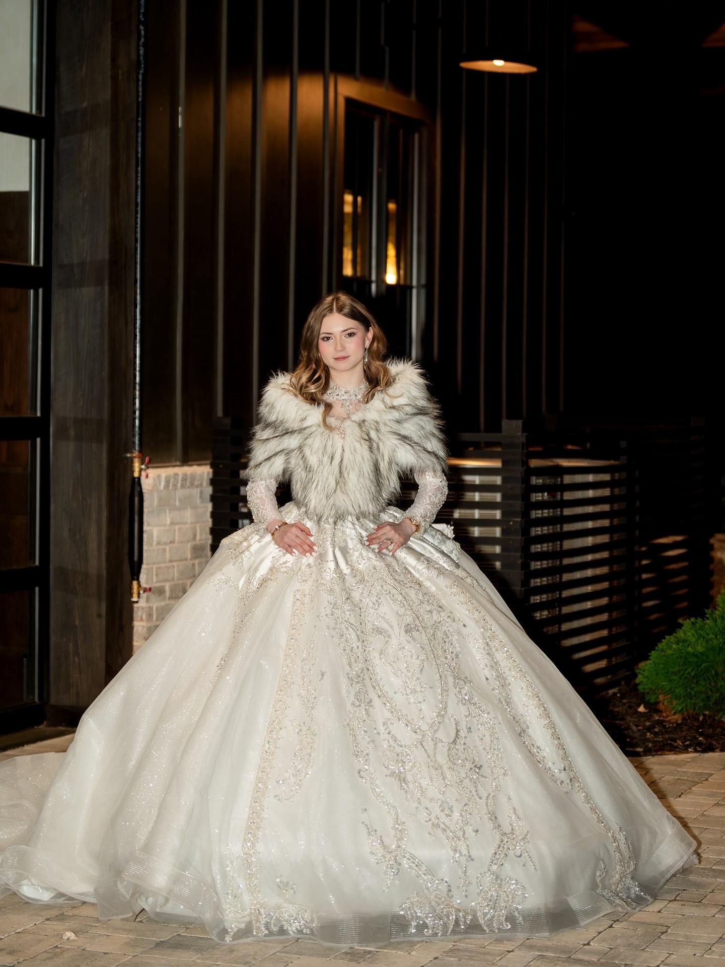 Bridal portrait from a romantic Dunagan Hills wedding